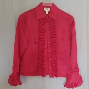 Talbot magenta button down shirt